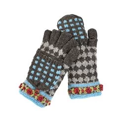 Rosa Alpaca Knit Mittens