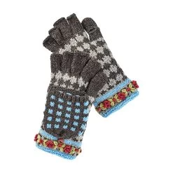 Rosa Alpaca Knit Mittens -Fashion Paradise HBP612 c