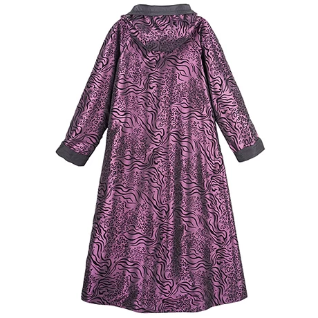 Reversible Flocked Coat 2 Reversible Flocked Coat - Image 2