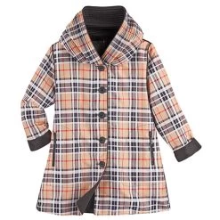Reversible Tartan Car Coat