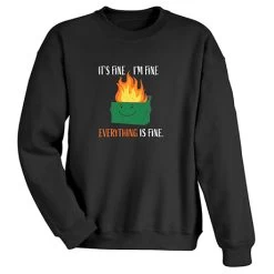 Dumpster Fire T-Shirt Or Sweatshirt -Fashion Paradise HBP941 SWT