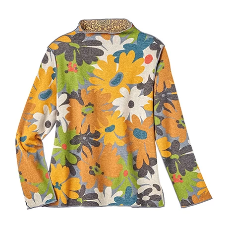 Reversible Mock Neck Top 1 Reversible Mock Neck Top