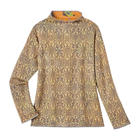 Reversible Mock Neck Top 2 Reversible Mock Neck Top - Image 2