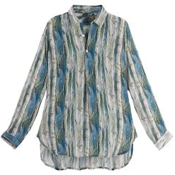 Birch Trees Half-Button Tunic