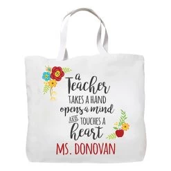 Personalized Teacher Tote -Fashion Paradise HBQ522
