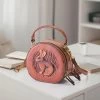 Bunny Tooled Leather Handbag