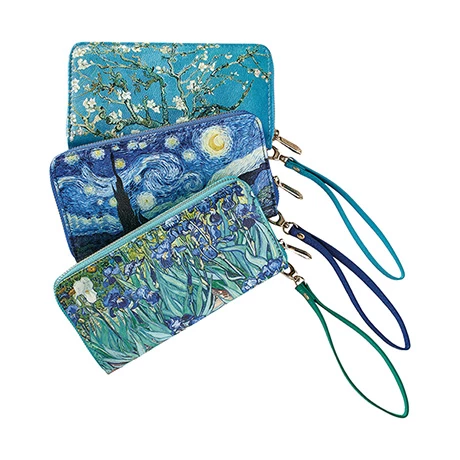 Van Gogh Zip Around Wallet 2 Van Gogh Zip Around Wallet - Image 2