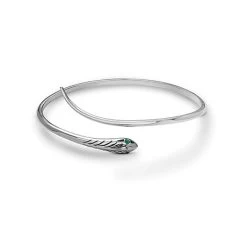 Sterling Silver Snake Bangle