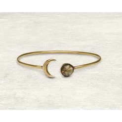 Sun And Moon Cuff Bracelet