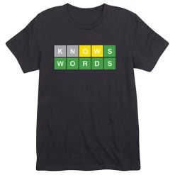 Knows Words T-Shirt Or Sweatshirt -Fashion Paradise HBR781 T REV