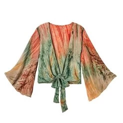 Silky Butterfly-Wing Tie Jacket -Fashion Paradise HBS142 DE front SIG0124 xx