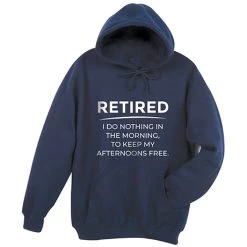 Retired T-Shirt Or Sweatshirt -Fashion Paradise HBS361 hoodie