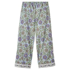 Purple Dahlia Pajama Set -Fashion Paradise HBS397 bottom back