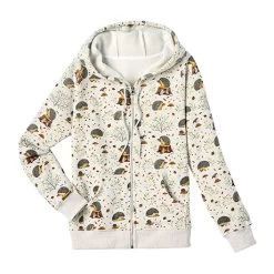 Sweet Hedgehogs Crewneck Sweatshirt Or Zip-Front Hoodie