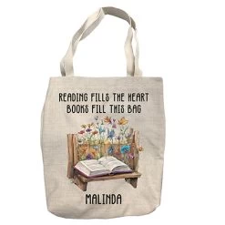 Personalized Reading Fills The Heart Bag
