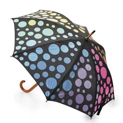 Polka Dot Color-Changing Umbrella