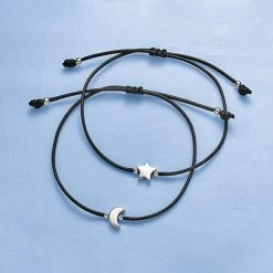 Moon And Stars Sharing Bracelets