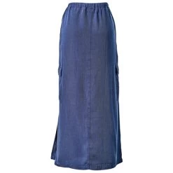 Long Cargo Skirt 8 Long Cargo Skirt -Fashion Paradise HBT702 NY back