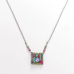 Firefly Amethyst Mosaic Necklace