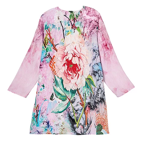 Elegant Floral Open-Front Jacket 2 Elegant Floral Open-Front Jacket - Image 2