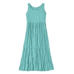 Crinkled Tiered Travel Dress