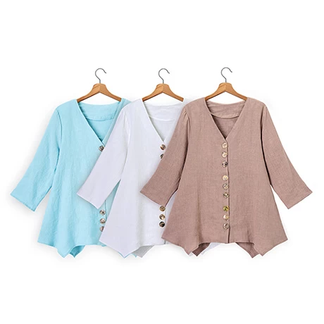 Linen Button Tunic 1 Linen Button Tunic