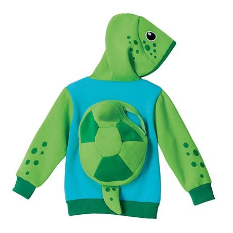 Turtle Or Ladybug Backpack Sweatshirt 2 Turtle Or Ladybug Backpack Sweatshirt - Image 2