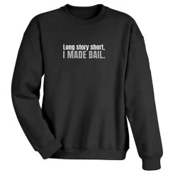 Made Bail T-Shirt Or Sweatshirt -Fashion Paradise HBU611S