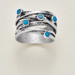 Opal Multi-Stone Ring 3 Opal Multi-Stone Ring -Fashion Paradise HBU856 prod a SIG0324