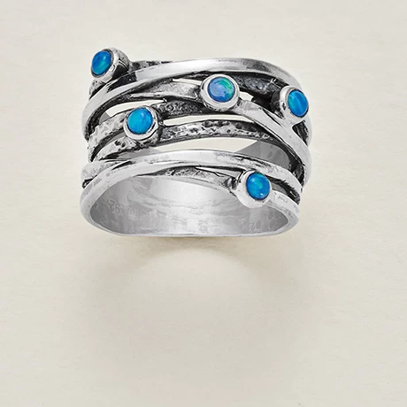 Opal Multi-Stone Ring 2 Opal Multi-Stone Ring - Image 2