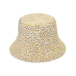 Reversible Bucket Hat -Fashion Paradise HBU862 yellow floral SIG324