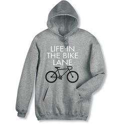 Life In The Bike Lane T-Shirt Or Sweatshirt -Fashion Paradise HBX911 hoodie