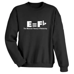 Music Theory Of Relativity T-Shirt Or Sweatshirt -Fashion Paradise HH8521 S