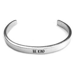Note To Self Inspirational Lead-Free Pewter Cuff Bracelet -Fashion Paradise HR6062BK