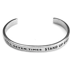 Note To Self Inspirational Lead-Free Pewter Cuff Bracelet -Fashion Paradise HR6062FS