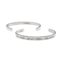 Note To Self Inspirational Lead-Free Pewter Cuff Bracelet -Fashion Paradise HR6062 BM
