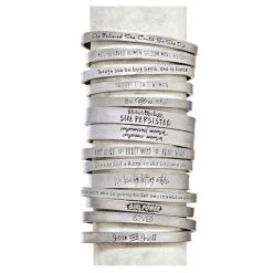 Note To Self Inspirational Lead-Free Pewter Cuff Bracelet -Fashion Paradise HR6062 Group 2