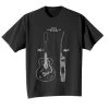 Vintage Patent Drawing Shirts - Guitar
