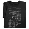 Vintage Patent Drawing Shirts - Trumpet
