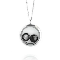 Moonglow Lovers In A Locket Necklace