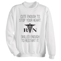Start/Stop Your Heart T-Shirt Or Sweatshirt For Nurses 5 Start/Stop Your Heart T-Shirt Or Sweatshirt For Nurses -Fashion Paradise HW1461 S
