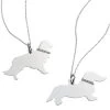 Sterling Silver Dog Breed Necklace