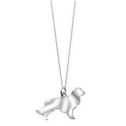 Sterling Silver Dog Breed Necklace -Fashion Paradise HX2252 GR