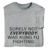 Kung Fu Fighting T-Shirt Or Sweatshirt
