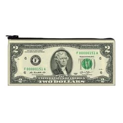 Bank Note Zipper Pouches -Fashion Paradise HX5592OW
