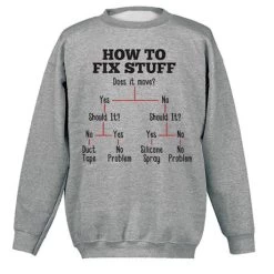 How To Fix Stuff T-Shirt Or Sweatshirt -Fashion Paradise HX6871 SWT