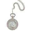 Silver Barber Half Dollar Pocket Watch