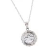 Sterling Silver Guardian Angel Pendant