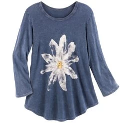 Watercolor Daisy Tunic