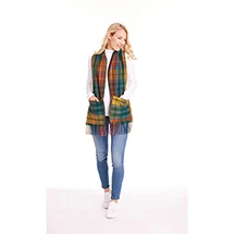 Scottish Tartan Plaid Wool Pocket Scarf - Royal Stewart (Red) 3 Scottish Tartan Plaid Wool Pocket Scarf - Royal Stewart (Red) - Image 3